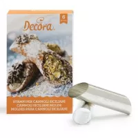 Formas para cannoli siciliano (6 unidades)