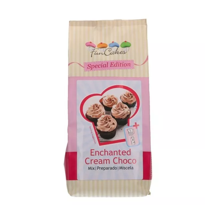 Mix Crème Enchantée Funcakes chocolat 450g