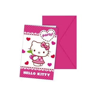 Hello Kitty Einladungskarten