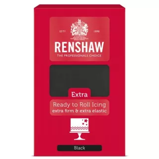 Pâte à sucre renshaw Extra Noire 1kg
