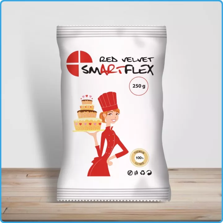 Smartflex Velvet 250 г ванильно-красный