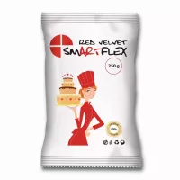 Pasta de açúcar Smartflex 250g baunilha vermelha