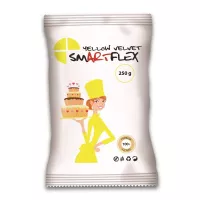 Pasta de açúcar Smartflex 250g sabor baunilha amarela