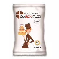 Pasta de açúcar Smartflex 250g sabor baunilha marrom