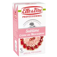 Creme de mascarpone sublime Elle &amp; Vire (produto fresco)