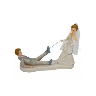 Topper mariée à la corde