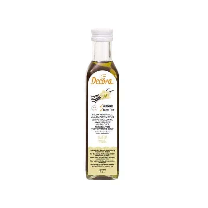 sciroppo di vaniglia analcolico