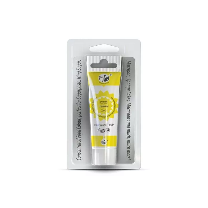 Progel colorant alimentaire gel Rainbow Dust - Jaune