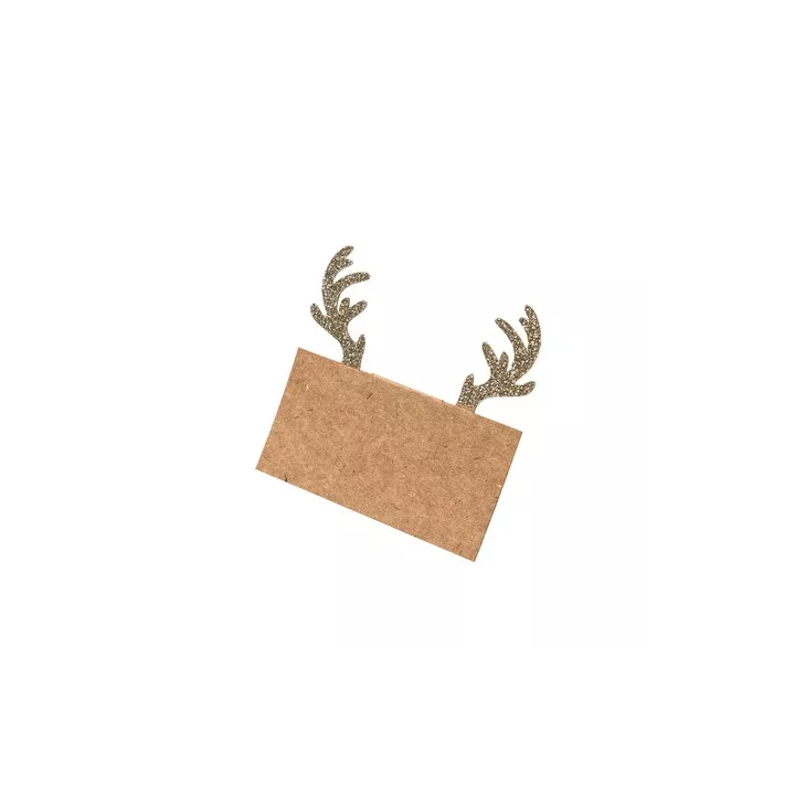 Marque-places en rondin de bois x9