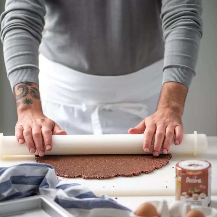 Rouleau à pâtisserie 25cm anti-adhesif Decora