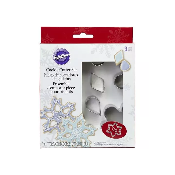 Schneeflocken-Ausstechformen-Set