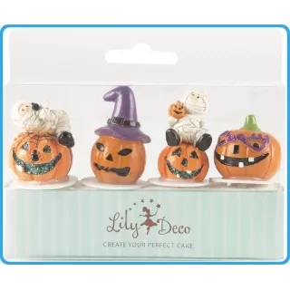 4 déco de gâteau thème halloween