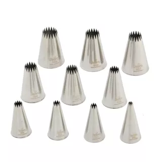 11 douilles Russes fleurs 