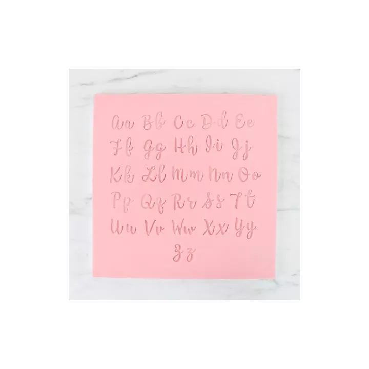 Embosseurs alphabet cursive