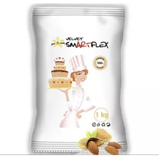 Smartflex Velvet 1 kg weiße Mandel-Zuckerpaste