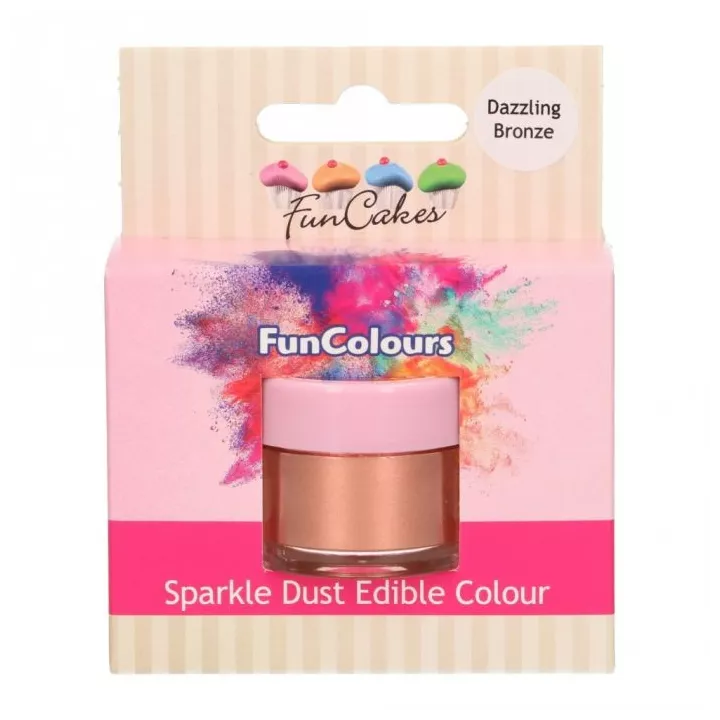 Colorant en poudre rose gold - FunCakes