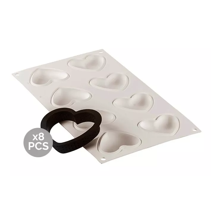 Kit mini tartes Mon Amour - Silikomart