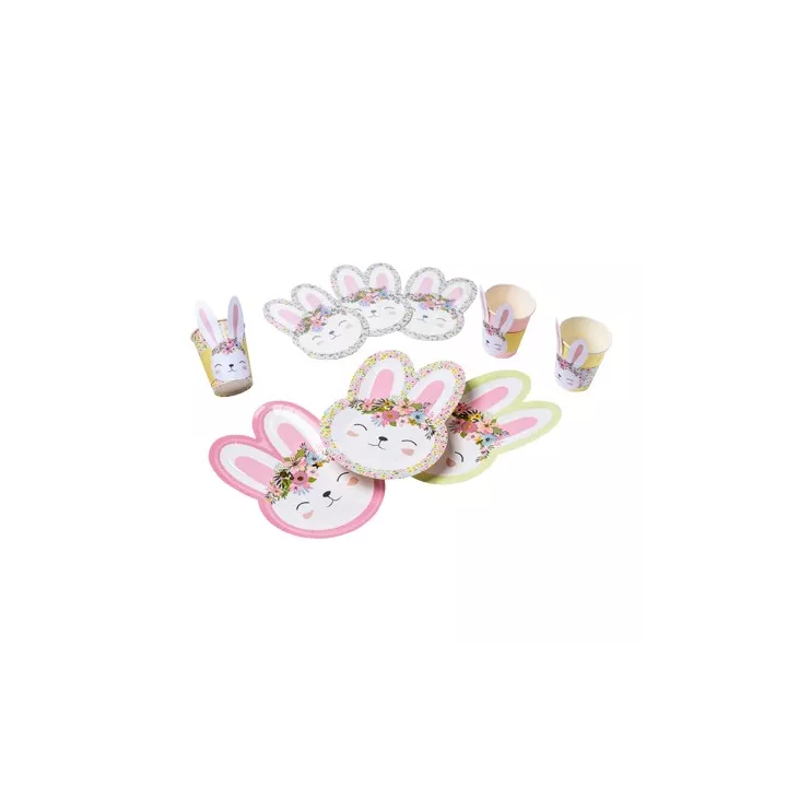 Set de table Lapinou pour 6 personnes