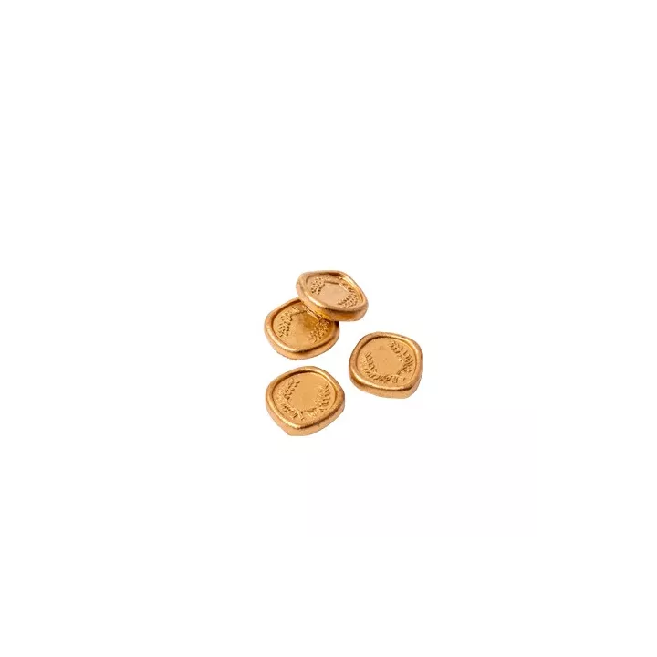 4 cachets de cire adhésive
