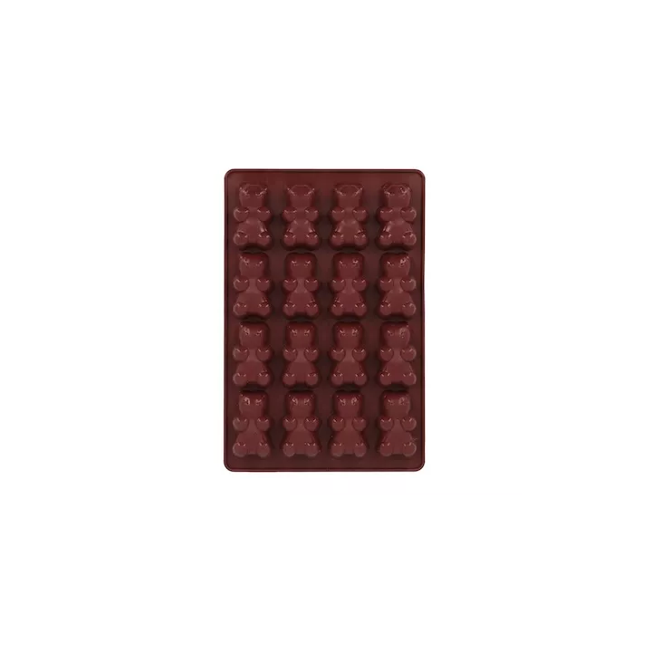 Silikonform für 16 Teddybären