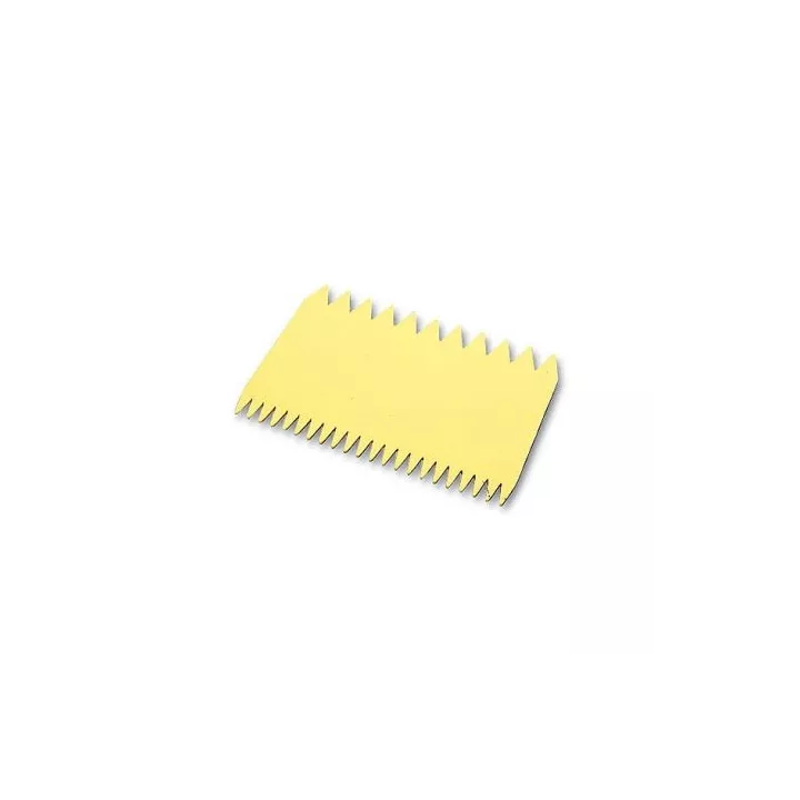 Peigne à décor rectangle en plastique
