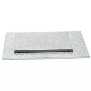 Fond Rectangle argent 40 x 30 cm