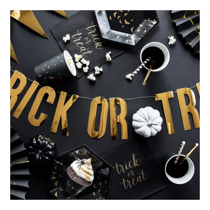 20 SERVIETTES EN PAPIER - TRICK OR TREAT