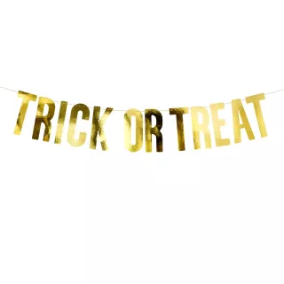 goldenes Halloween-Banner