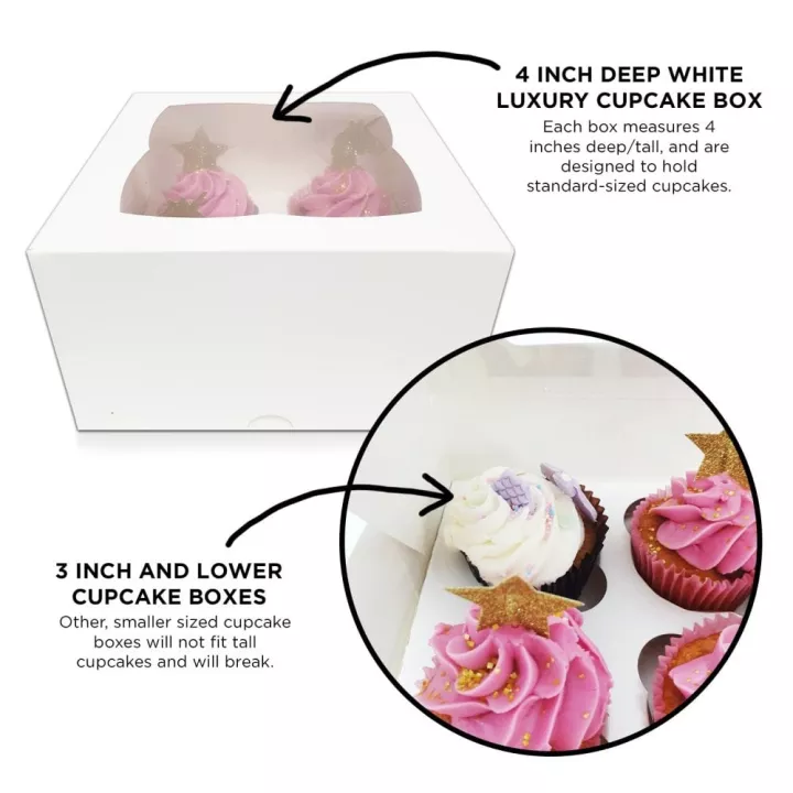 10 Boites pour 12 muffins et cup cakes