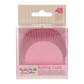 48 rosa Cupcake-Förmchen