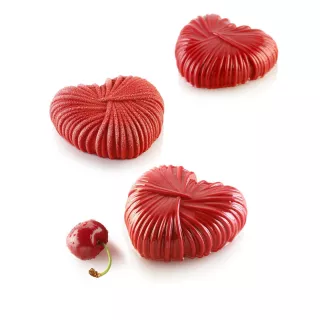 Moule 6 coeurs Lovely Silikomart Professional