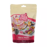 Funcakes Schwarze Deko-Schmelztabletten