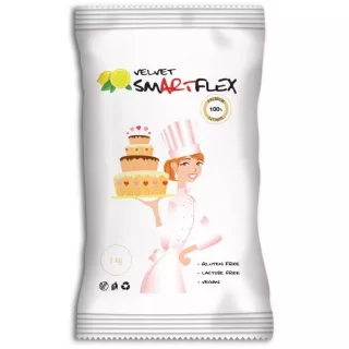 Pâte à sucre Smartflex Velvet 1 kg blanche goût citron