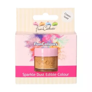 Poudre dorée comestible - FunCakes SANS E171