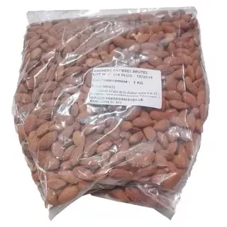 Amandes brutes entières 1kg