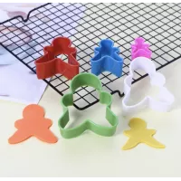 Conjunto de 6 cortadores de biscoito de gengibre
