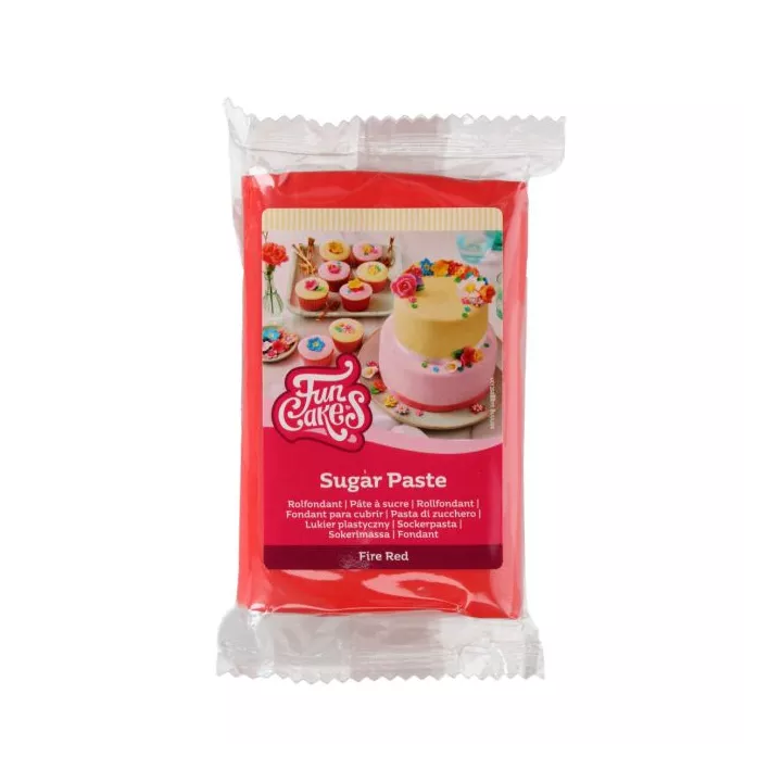 Pâte à sucre rouge FunCakes