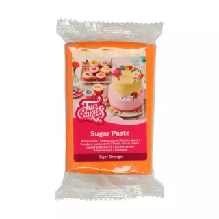 Pâte à sucre tiger orange FunCakes