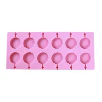 Molde de silicone redondo para pirulito