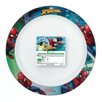 8 Assiettes Spiderman 24 cm