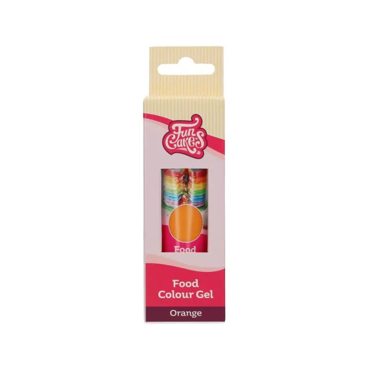 Colorant Alimentaire Gel Orange Funcakes