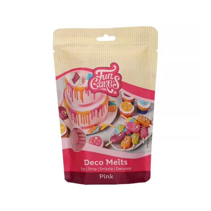 Deco melts rose Funcakes