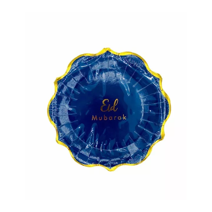 8 Grandes assiettes Eid Mubarak