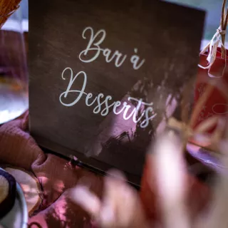 Pancarte à poser BAR A DESSERTS