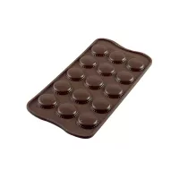 Molde para Macarons de Chocolate Silikomart