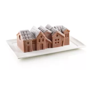 Форма для бревен Winter Village Silikomart