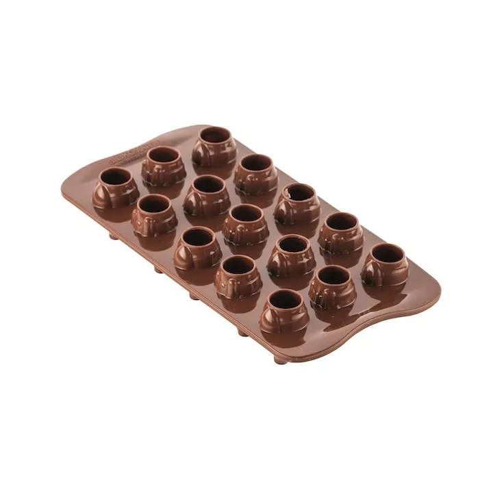 Moule Choco MR & MRS BROWN Silikomart