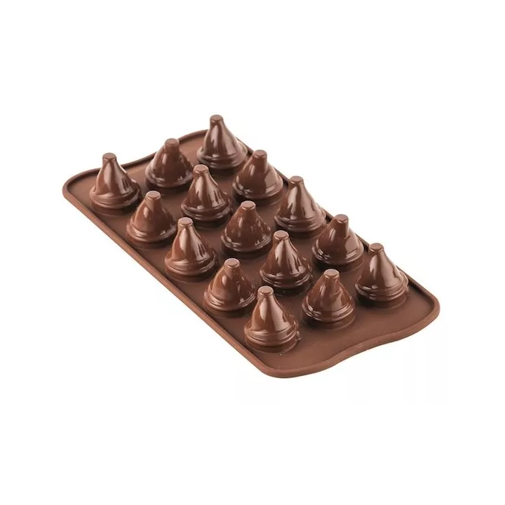 Stampo per cioccolatini Mr & Mrs Brown Silikomart
