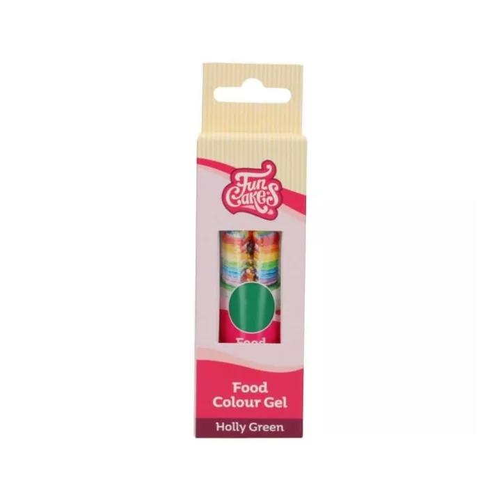 Colorant Alimentaire Gel Holly green Funcakes