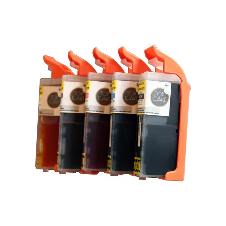 Paquete de 5 cartuchos de tinta Canon A4 para alimentos